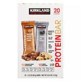 Barras De Proteina Kirkland Caja con 20Pzs (Chocolate con crema de cacahuate y Galleta con crema)