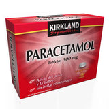 Paracetamol Kirkland Signature 500mg 100 Tabletas