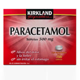 Paracetamol Kirkland Signature 500mg 100 Tabletas