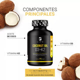 Coconut Oil D3+K2 | Aceite de Coco, Vitamina D3 + K2